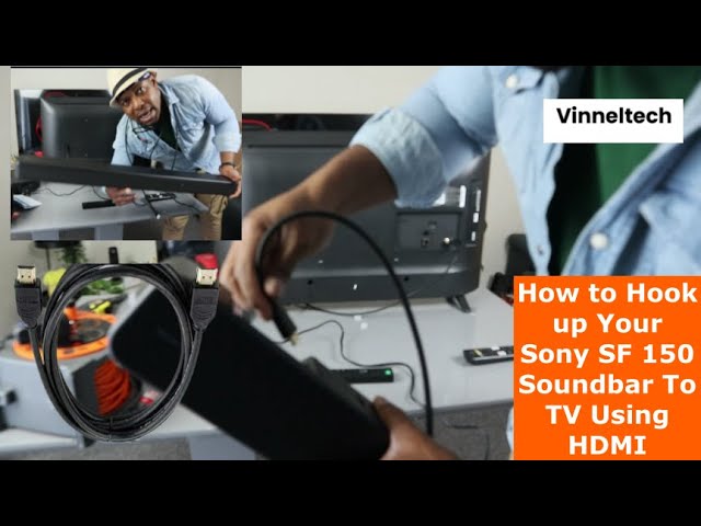 How to Hook up/ Connect Your Sony SF 150 Soundbar To TV With HDMI ARC -  YouTube