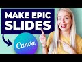 Create epic presentation slides with canva