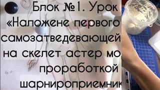 Тизер.Урок 2«Наложение первого слоя самозатвердевающей глины на скелет мастер модели с проработкой