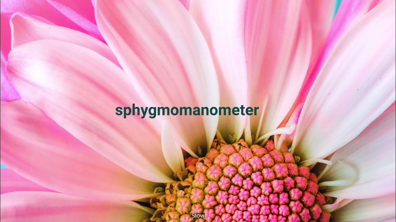 How to pronounce Sphygmomanometer Kriyan's Academy YouTube