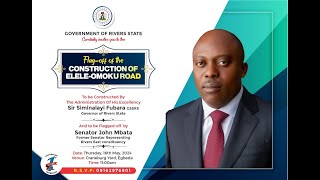 [LIVE] RIVERS: FLAG-OFF OF THE CONSTRUCTION OF ELELE-OMOKU ROAD