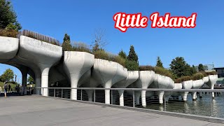 “Маленький остров” Little Island – это мини-парк, который построили на воде или над водой