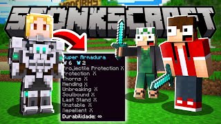 FIZ a MELHOR ARMADURA do SERVIDOR! - STONKSCRAFT #26