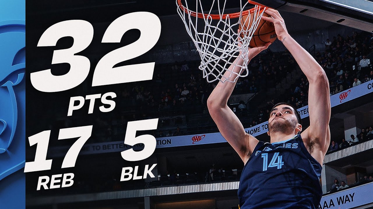 Zach Edey Drops CAREER-HIGH 32 in Historic Grizzlies Performance | November 30, 2025