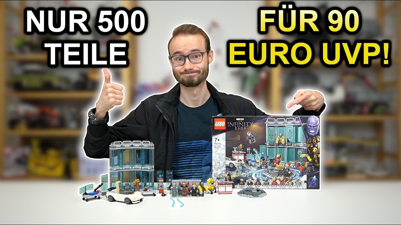 Review! ZU Mans TEUER!? LEGO® Werkstatt Marvel im 76216 YouTube Iron -