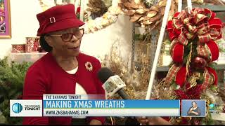 Making Christmas Wreaths