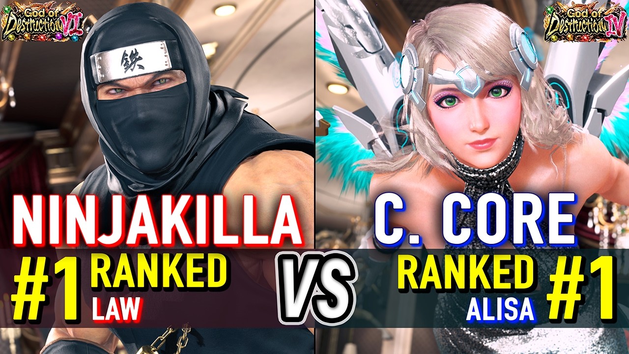 T8 🔥 NINJAKILLA (#1 Ranked Law) vs CUDDLE CORE (#1 Ranked Alisa