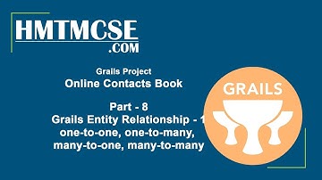 Grails Entity Relationship - 1,  Grails Tutorial Part-8