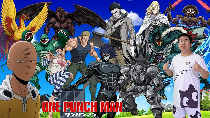 Top 10 nhân vật mạnh nhất one punch man năm 2024