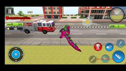 Real Robot Crocodile Simulator - Robot Transform ( Android gameplay )