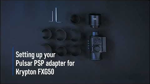 Krypton FXG50 from Pulsar step by step guide to mounting it