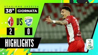 Bari vs Brescia 2-0 | I pugliesi trovano la spinta per i playout | HIGHLIGHTS SERIE BKT 2023 - 2024 Resimi