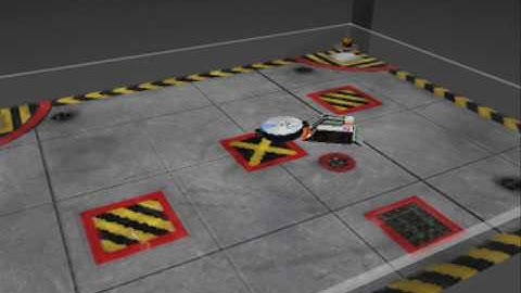 Robot Wars Wiki- Robot Arena 2, Group B, Round 1, Delldog vs G.B.H. 2