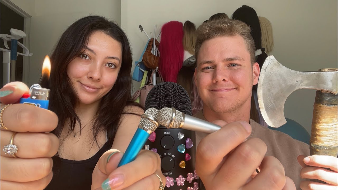 ASMR My boyfriend gives you tingles ❤️ ~random triggers with KJ~ | Whispered