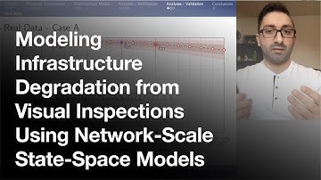 Modeling Infrastructure Degradation from Visual Inspections Using Network-Scale State-Space Models