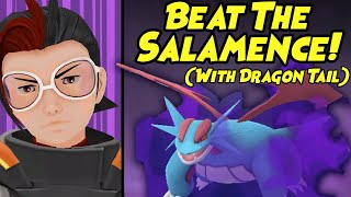 How to Beat Arlo SALAMENCE With DRAGON TAIL in Pokemon GO!