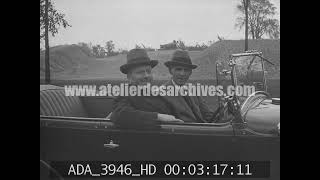 André Citroën rend visite à Henry Ford - 1930