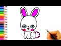 Sevimli Minik Tavşan Nasıl Çizilir? - How To Draw a Cute Rabbit