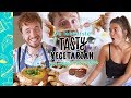 Een dag VEGETARISCHE TASTY recepten PROBEREN | Vet Gezellig: Eten