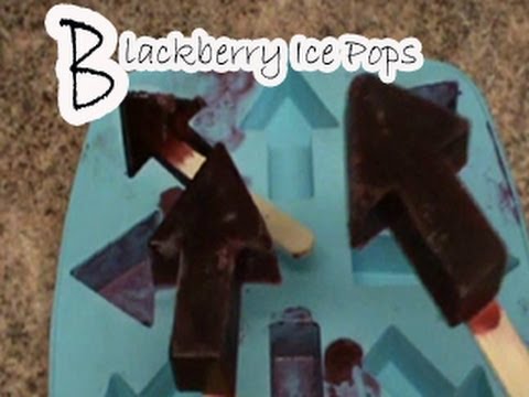 Make Blackberry Ice Pops