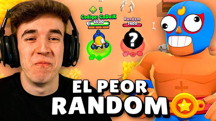 ME TOCA con EL PEOR RANDOM de BRAWL STARS