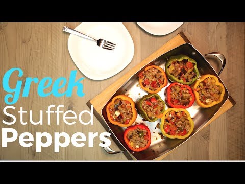 How To Make Greek-Style Stuffed Peppers