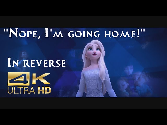FULL SCENE Show Yourself ULTRA HD REVERSE ELSA SAYS NO TO BEING 5TH SPIRIT - SHE'S GOING HOME class=