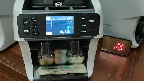 Two pocket banknote sorter mix value denomination money sorter FMD-900 ARS multi currencies CIS