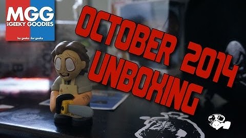 My Geeky Goodies October 2014