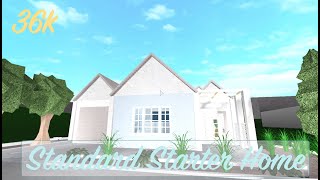 |ROBLOX|Bloxburg Starter Home - Aesthetic 36K Family size home w/ garage