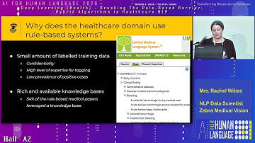 A2 6 Mrs  Rachel Wities, Breaking The Rule-Based Barrier: Hybrid Algorithms In Healthcare NLP