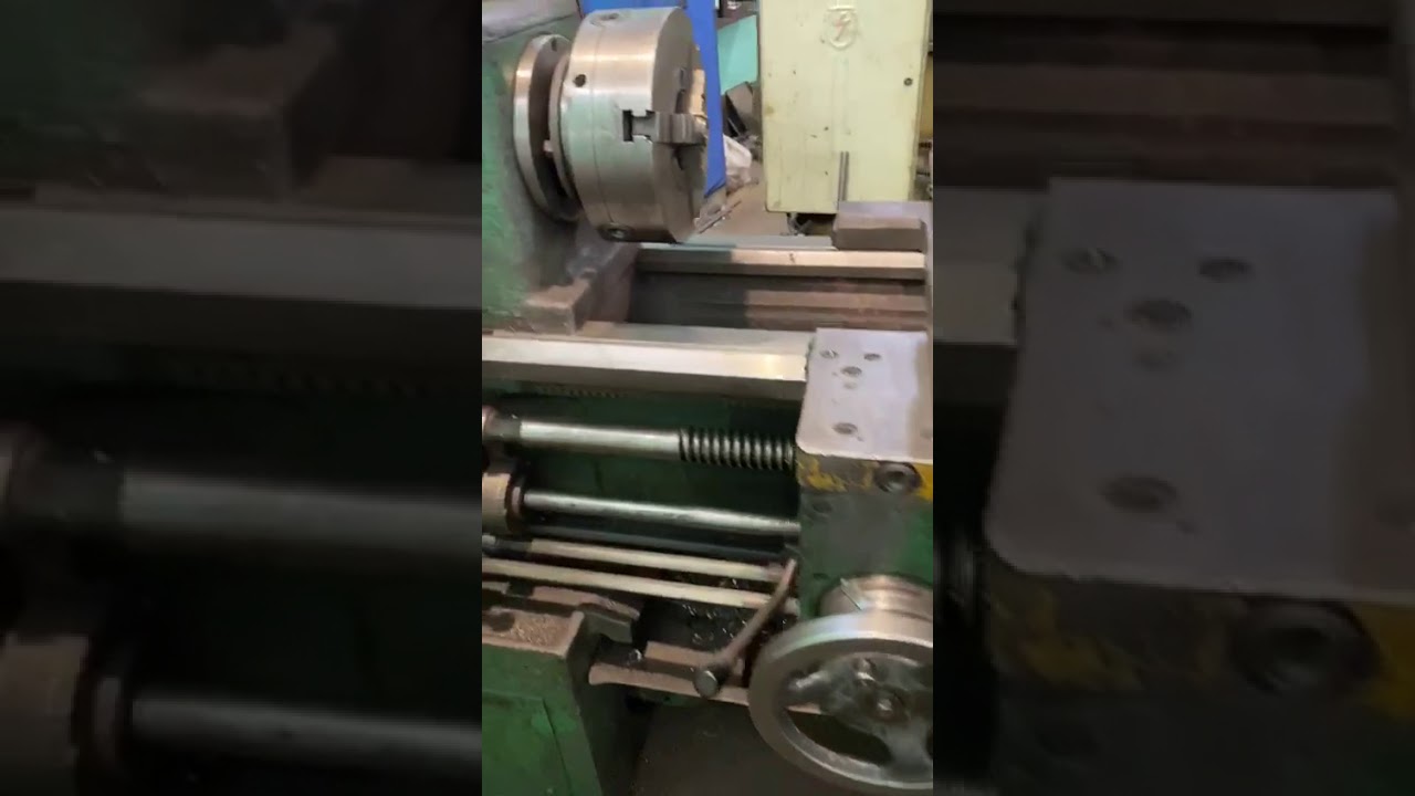 Токарный станок Кусон - 3 1989 год  проверка на работоспособность.