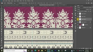 How to Make Digital Textile design in Adobe Photoshop in 2023 | Urdu / Hindi || SaQib Designer