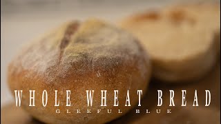 全粒粉のパンを作ってみた！☆whole wheat bread