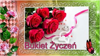 Video voorbeeld van "♫♥♫ Bukiet życzeń ⋱⋱🌹⋰⋰ Video Kartka ♫♥♫"