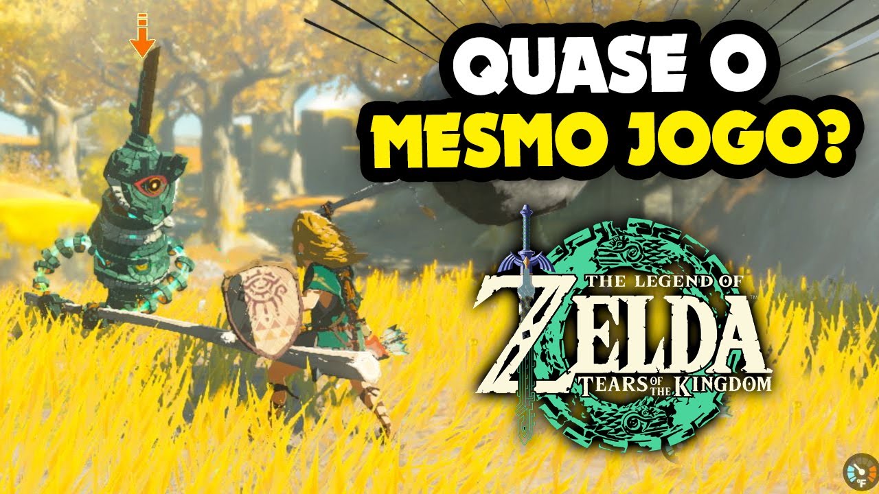 Veja o comparativo entre Zelda: Tears of the Kingdom e Breath of the Wild 