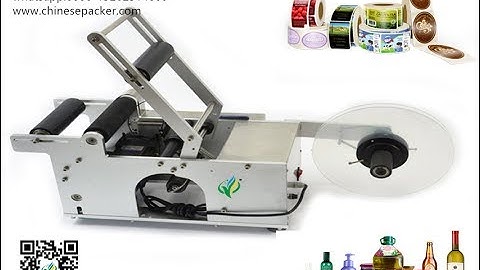 Installation Video For Semi Auto Labeling Machines Sticker Labeler Round Bottles Label Applicator