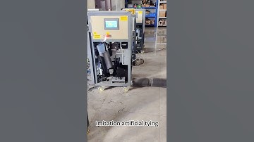 mushroom substrate bag sealing clipping machine connected with bagging machine