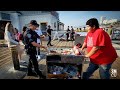 UNPERMITTED STREET VENDORS RUSH PIER! POLICE REGAIN CONTROL