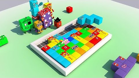 NUMBERBLOCKS PUZZLE Tetris Animation Fanmade LEVEL 1