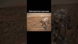 mars rover singing my battery is getting low ?