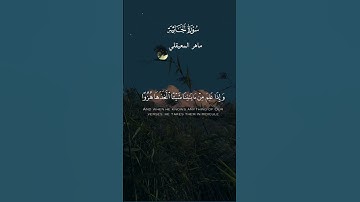 وَيْلٌ لِّكُلِّ أَفَّاكٍ أَثِيمٍ _ تلاوة خاشعة من سورة الجاثية _ بصوت الشيخ د. ماهر المعيقلي