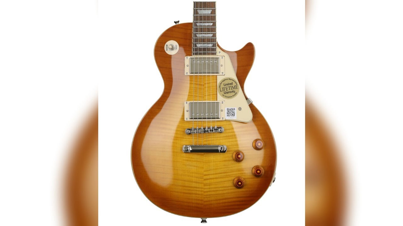 2009 Epiphone Standard Honey Burst Cleaning and Demo - YouTube