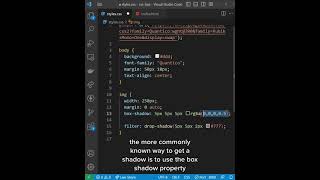 CSS Tip - Using Drop-Shadow #shorts screenshot 4