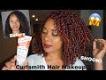 Defined Curly Hair w/ Curlsmith Hair Makeup Ruby!!! l Temporary Color on Natural Hair