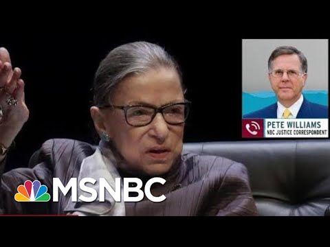 Justice Ruth Bader Ginsburg Hospitalized, Plans Quick Return To Work | Rachel Maddow | MSNBC