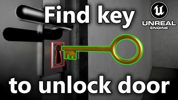 Door and Key (with lock) | Unreal Engine 5 tutorial
