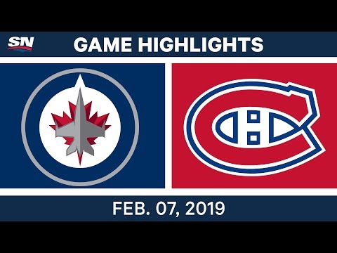 NHL Highlights | Jets vs. Canadiens - Feb. 7, 2019