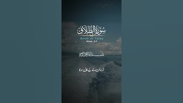 SURAH AL TALAQ || سورة الطلاق Ayat 02-03 with urdu translation
