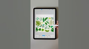 seamless pattern in procreate #shorts #shortvideo